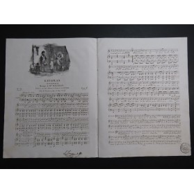 MALIBRAN Marie Rataplan Chant Piano ca1830