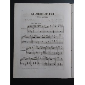 BOULLARD Victor La Corbeille d'Or Piano XIXe siècle