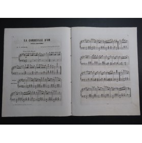 BOULLARD Victor La Corbeille d'Or Piano XIXe siècle