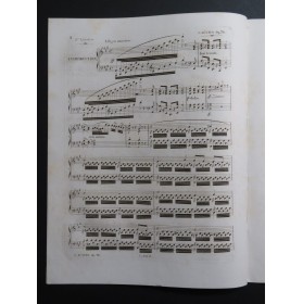 HÜNTEN François Variations sur un Thème de Spohr op 79 Piano ca1840