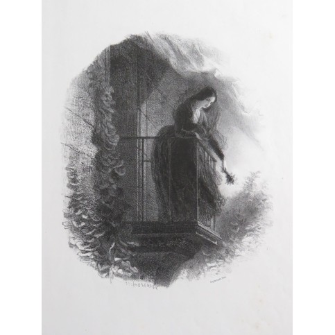 ABADIE Louis Maria Chant Piano ca1850