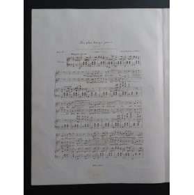 CLAPISSON Louis Les plus longs jours Chant Piano ca1840