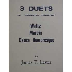 LESTER James T. 3 Duets...