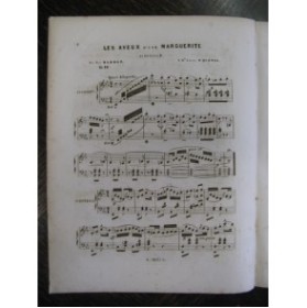 BARBOT Paul Les Aveux d'une Marguerite Piano ca1850