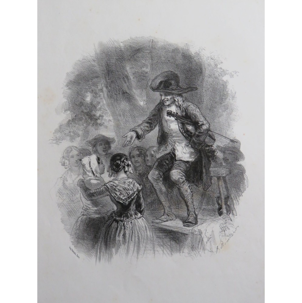 PUGET Loïsa Le Père Lamourette Chant Piano ca1850