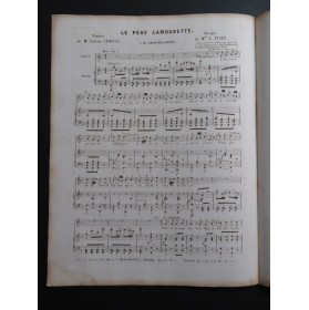 PUGET Loïsa Le Père Lamourette Chant Piano ca1850