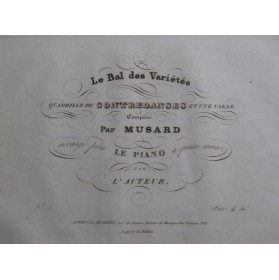 MUSARD Le Bal des Variétés...