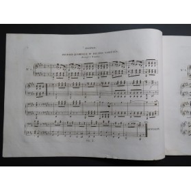 MUSARD Le Bal des Variétés Quadrille Piano 4 mains ca1850