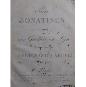 CARULLI Ferdinando Trois...