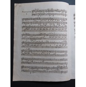 MAZZINGHI Joseph Three Sonatas op 14 Piano ca1790