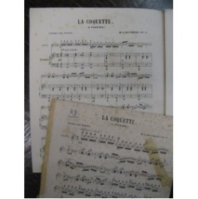 REICHERT M. A. La Coquette Flute Piano 1873