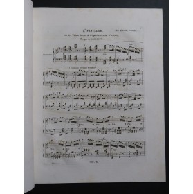 DÖHLER Théodore Fantaisie L'Elisire d'Amore op 14 Piano ca1840