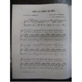 ARNAUD Etienne Sous la Garde Chant Piano ca1860