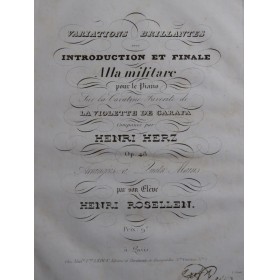 HERZ Henri Variations La...