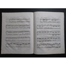 HERZ Henri Variations La Violette de Carafa op 48 Piano 4 mains ca1845