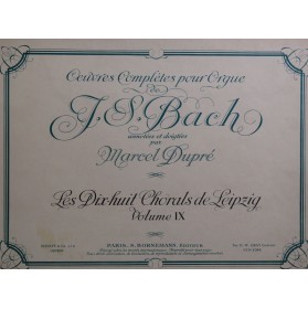 BACH J. S. Oeuvres...