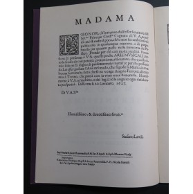 LANDI Stefano Il Secondo Libro d'Arie Musicali 1980