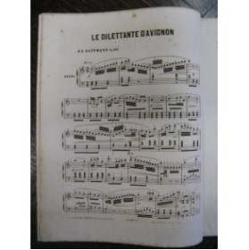 BATTMANN J. L. La Dilettante d'Avignon Piano ca1860