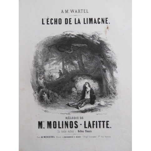 MOLINOS-LAFITTE L'Écho de la Limagne Chant Piano ca1845