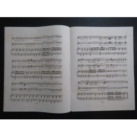 BORDÈSE Luigi Les Madrilènes Chant Piano ca1850