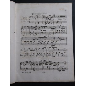 HERZ Henri Variations op 8 Piano ca1823