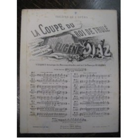 DIAZ Eugène La Coupe No 5 Chant Piano 1885