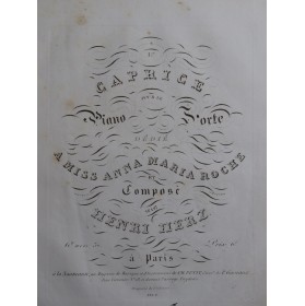 HERZ Henri Caprice No 1 op...