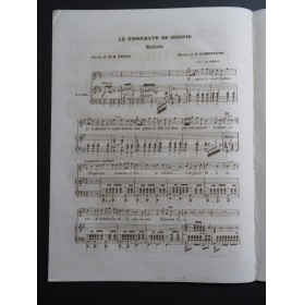 COMETTANT Oscar Le Tisserand de Segovie Chant Piano ca1840