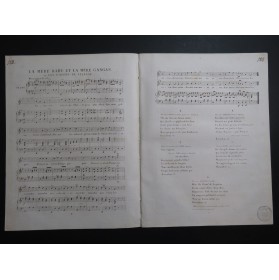 LHUILLIER Edmond La Mère Bahu et la Mère Gangan Chant Piano ca1830