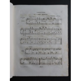 WILLMERS Rudolf Pièces op 17 pour Piano ca1850