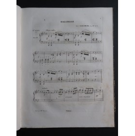 WILLMERS Rudolf Pièces op 17 pour Piano ca1850