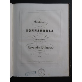 WILLMERS Rudolf Pièces op 17 pour Piano ca1850