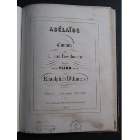 WILLMERS Rudolf Pièces op 17 pour Piano ca1850