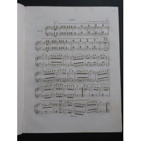 KALLIWODA J. W. Les Nouveaux Papillons op 39 No 2 Piano 4 mains ca1835