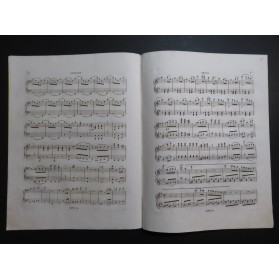 KALLIWODA J. W. Les Nouveaux Papillons op 39 No 2 Piano 4 mains ca1835