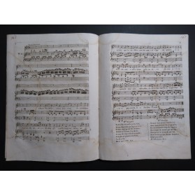 MOZIN Benoît François Recueil No 2 Signature Chant Piano XVIIIe