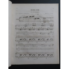 CONCONE Joseph Jeanne d'Arc et Bedfort Chant Piano ca1845