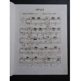 RAVINA Henri Idylle op 46 Piano 1840
