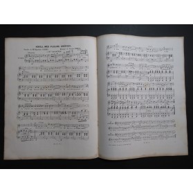 VIMEUX Joseph Adieu, mes Fleurs Chéries Chant Piano ca1845