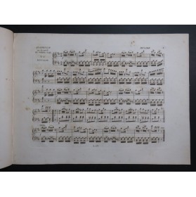 MUSARD Quadrille sur Le Portefaix Piano ca1836