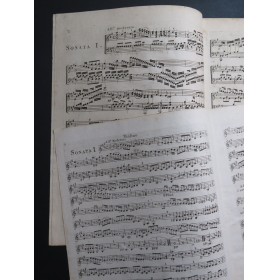 DUSSEK J. L. Trois Sonates op 10 Clavecin ou Piano Violon ca1790