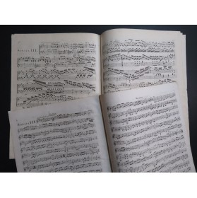 DUSSEK J. L. Trois Sonates op 10 Clavecin ou Piano Violon ca1790