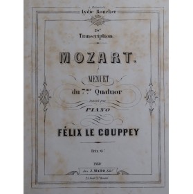 LE COUPPEY Félix Mozart...