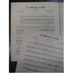 PRIORÉ Gustave Au Bord de la Mer Dédicace Violon Piano XIXe﻿