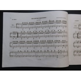 LOUIS N. Les Jeunes Bretonnes Quadrille Piano 4 mains ca1845