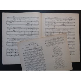 EPERY René Pierrot Patriote Dédicace Chant Piano 1905