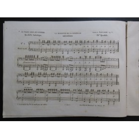 SCHUBERT Camille Le Mardi Gras aux Enfers Quadrille Piano 4 mains ca1845