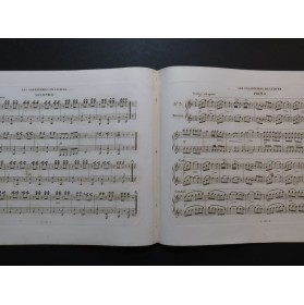 SCHUBERT Camille Le Mardi Gras aux Enfers Quadrille Piano 4 mains ca1845