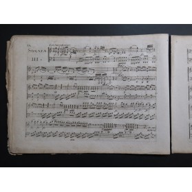 CLEMENTI Muzio Trois Sonates op 22 Piano ou Clavecin ca1800