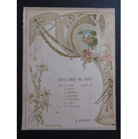 ROMIEU A. Petites Danses des Fleurs No 4 Schottisch Piano